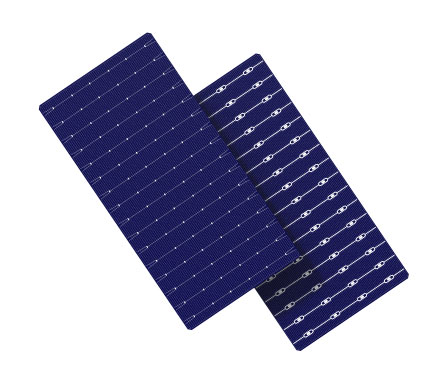panel solar de media celda