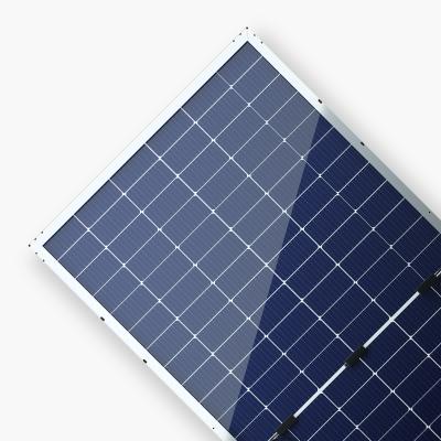  525W-550W Vidrio doble bifacial Multi-busbars Media celda de plata enmarcada solar PV panel