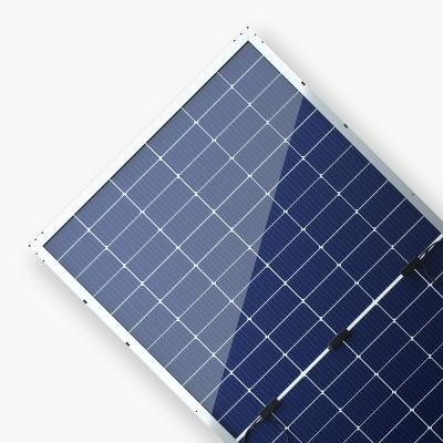 Módulo fotovoltaico de panel solar de doble vidrio PERC mono bifacial de 182 celdas y 500 W