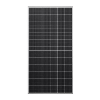 Panel solar mono de media celda de vidrio simple de costo justo 560w ~ 580w