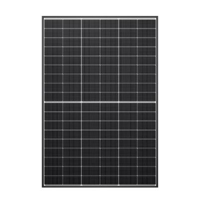 Precio de fábrica 415 ~ 445W Panel fotovoltaico monofacial con marco negro