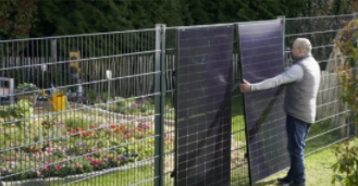 Alemania: sistemas fotovoltaicos enchufables en vallas de jardín